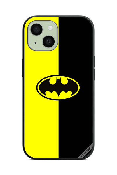 Covernex غطاء حماية لهاتف Apple iPhone 15 Plus بشعار باتمان قصاصة فنية