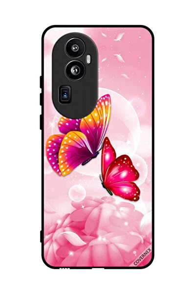 Covernex غطاء حماية لهاتف Oppo Reno 10 Pro Plus برسومات فراشات لطيفة