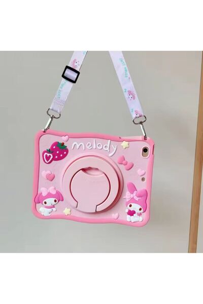 Alfa MEC Samsung Galaxy Tab A7 Lite SM T220 8.7 İnç Uyumlu Askılı Melody Stan...