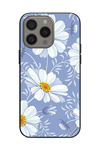 Covernex غطاء حماية لهاتف Apple iPhone 15 Pro Max - زهور متفتحة