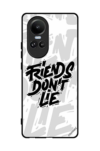 Covernex غطاء حماية لهاتف Oppo Reno10 Pro - الخط العربي - الأصدقاء لا يكذبون
