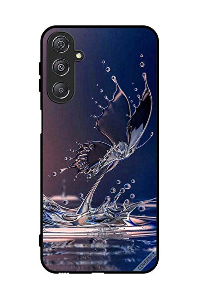 Covernex غطاء حماية لهاتف سامسونج جالاكسي M34 5G بنقشة قطرات الماء على شكل فراشة