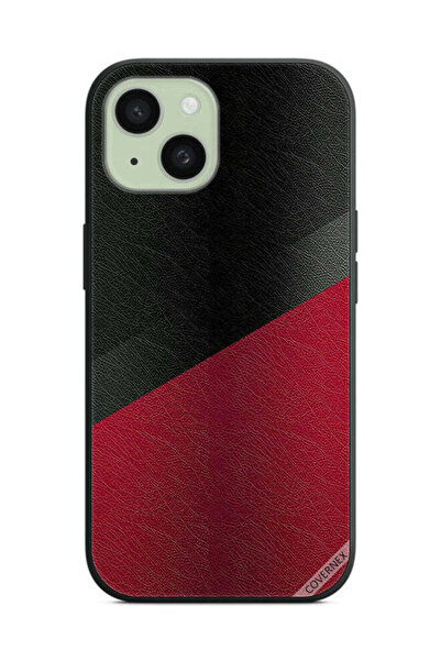 Covernex غطاء حماية لجهاز Apple iPhone 15 بنمط جلدي