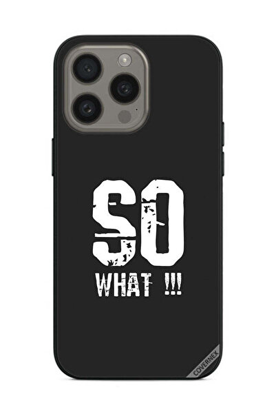 Covernex غطاء حماية لجهاز Apple iPhone 15 Pro Max So What