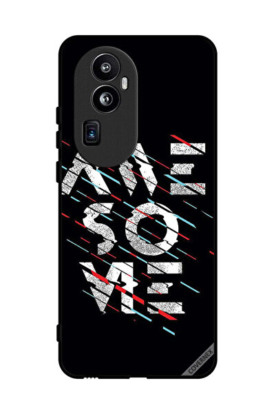 Covernex غطاء حماية لهاتف Oppo Reno 10 بنقشة الخط الصيني وكلمة رائعة