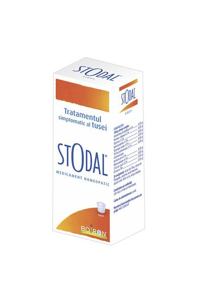 Boiron Homeopathic Syrup, Boiron, Stodal, and Cold Treatment, 200ml