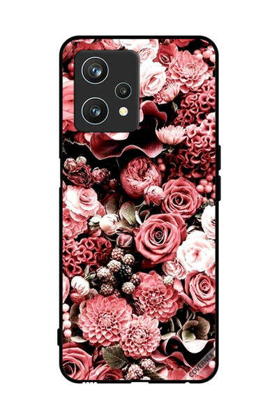 Covernex غطاء حماية لهاتف Realme 9 Pro بلون الخوخ والورود