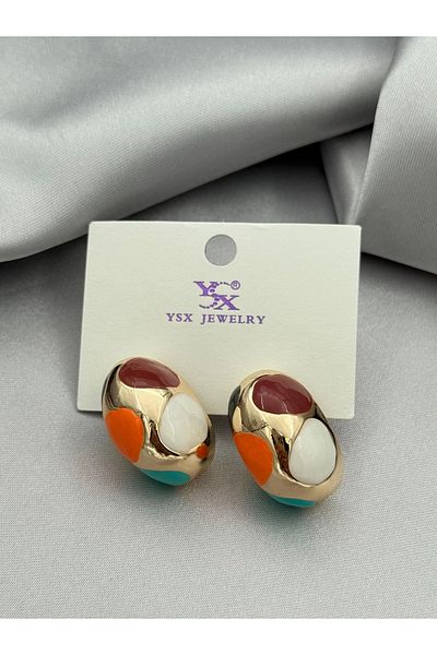 Çelik Brand Model Bottega Steel Earrings