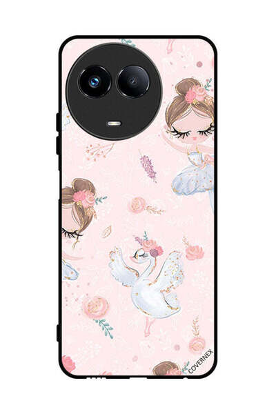 Covernex غطاء حماية لهاتف Realme 11 5G - فتاة وزهور