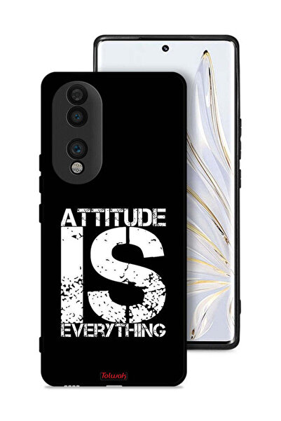 Tolwak غطاء حماية لهاتف Honor 70 - Attitude Is Everything