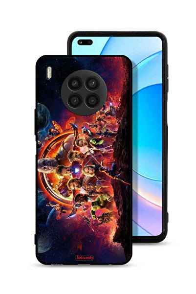 Tolwak غطاء حماية لهاتف Honor 50 Lite بتصميم Avengers