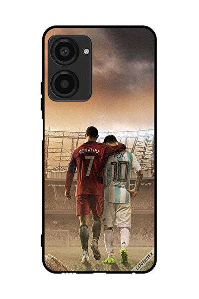 Covernex غطاء حماية لهاتف Realme 10 Pro ميسي وكريستيانو رونالدو