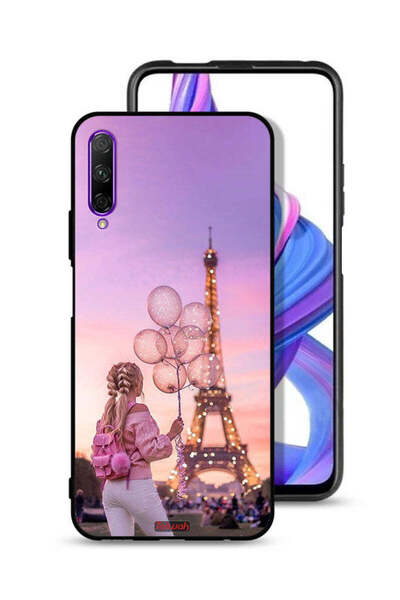 Tolwak Honor 9X Pro Protective Case Cover Girl Holding Balloons