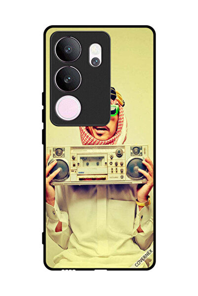 Covernex غطاء حماية لهاتف vivo V29 Pro يحمل جهاز موسيقى عتيق