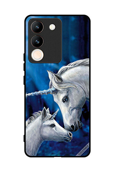 Covernex غطاء حماية لهاتف فيفو V29e - محب يونيكورن - طفل يونيكورن