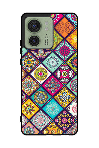 Covernex غطاء حماية لهاتف موتورولا إيدج 40 بنقشة ماندالا إسلامية