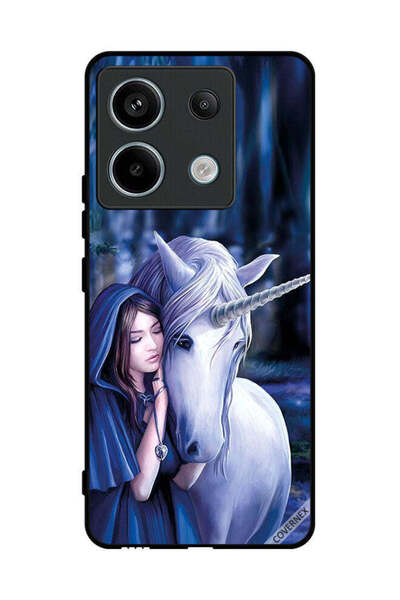 Covernex غطاء حماية لهاتف شاومي ريدمي نوت 13 برو - فتاة تحب وحيد القرن
