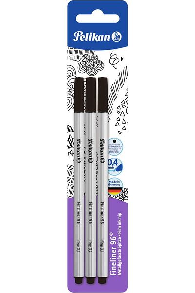 Mena Rise Şirinshop Fineliner 96 in 3 Blister Packages 1108107