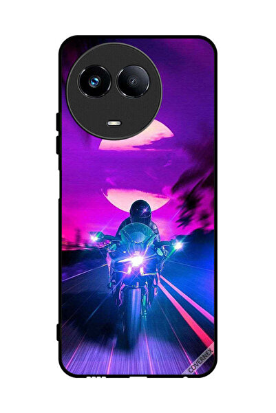 Covernex غطاء حماية لهاتف Realme 11 5G - خلفية رجل على دراجة