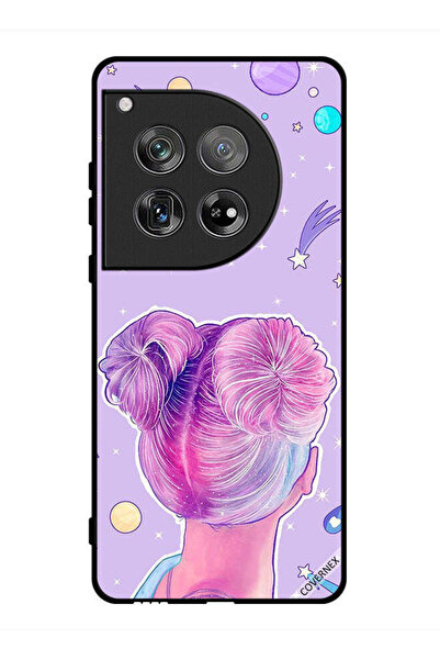 Covernex غطاء حماية لهاتف OnePlus 12 بتصميم فتاة ونجوم الفضاء