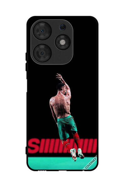 Covernex غطاء حماية لهاتف تكنو سبارك 10 برو رونالدو في الهواء