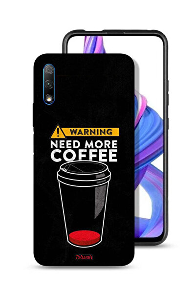 Tolwak غطاء حماية لهاتف Honor 9X (الصين) - بحاجة إلى المزيد من القهوة