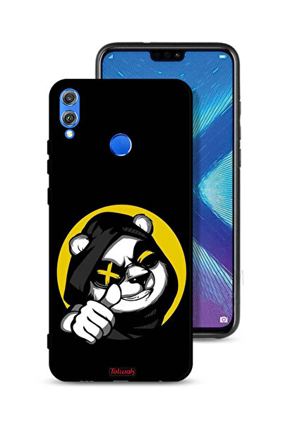 Tolwak غطاء حماية لهاتف Honor 8X بتصميم قطة مارشميلو لطيفة