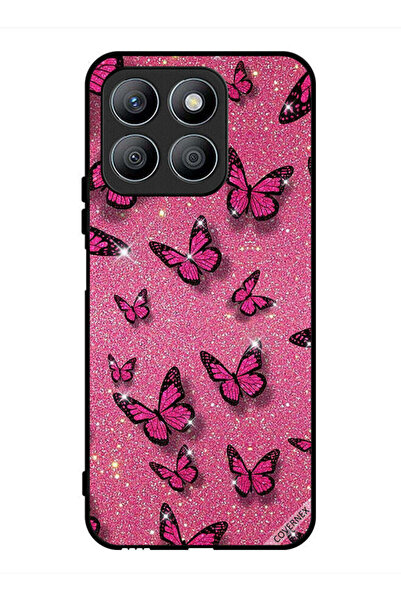 Covernex غطاء حماية لهاتف Honor X8b برسومات لامعة وفراشات