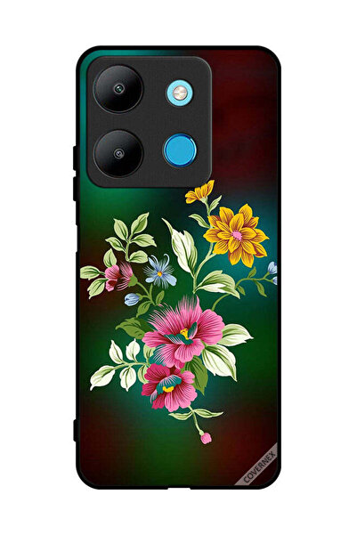 Covernex غطاء حماية لهاتف إنفينيكس سمارت 7 HD زهور