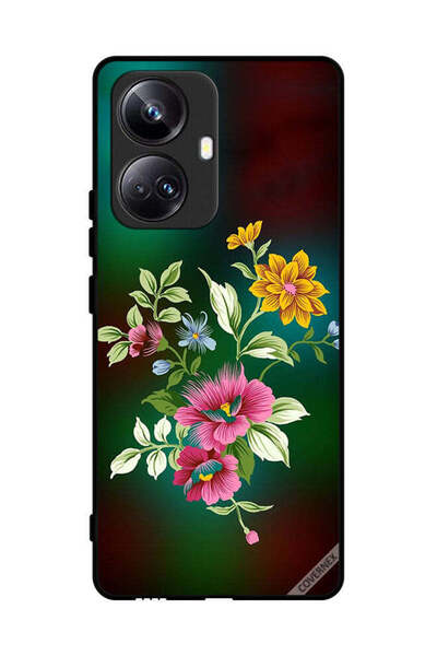 Covernex غطاء حماية لهاتف Realme 10 Pro Plus HD Flowers