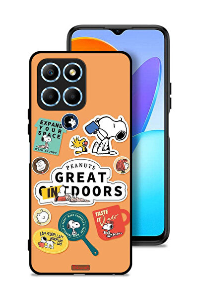 Tolwak غطاء حماية لهاتف Honor X6 بملصقات الفول السوداني