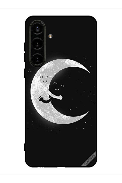 Covernex غطاء حماية لهاتف سامسونج جالاكسي S24 - عناق القمر والسماء المظلمة