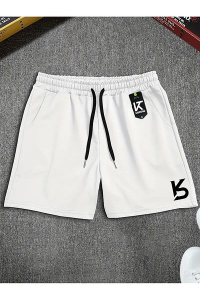 Karatopak Logo Printed Unisex Summer Comfortable Basic Shorts