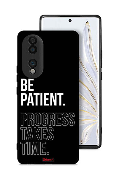 Tolwak غطاء حماية لهاتف Honor 70 - كن صبورًا، فالتقدم يستغرق وقتًا