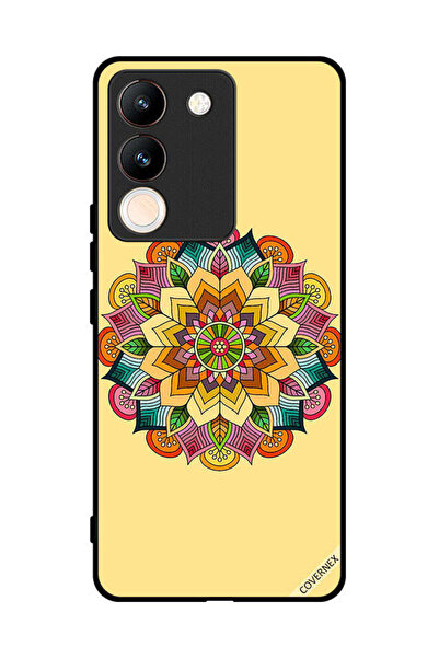 Covernex غطاء حماية لهاتف فيفو Y200 بنمط ماندالا دائري