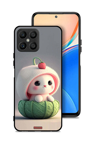 Tolwak غطاء حماية لهاتف Honor X8 4G - أرنب صغير لطيف