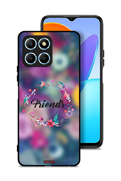 Tolwak غطاء حماية Honor X6 بتصميم خاتم أصدقاء الزهور