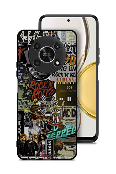 Tolwak غطاء حماية لهاتف Honor X9 5G، تحيا موسيقى الروك أند رول