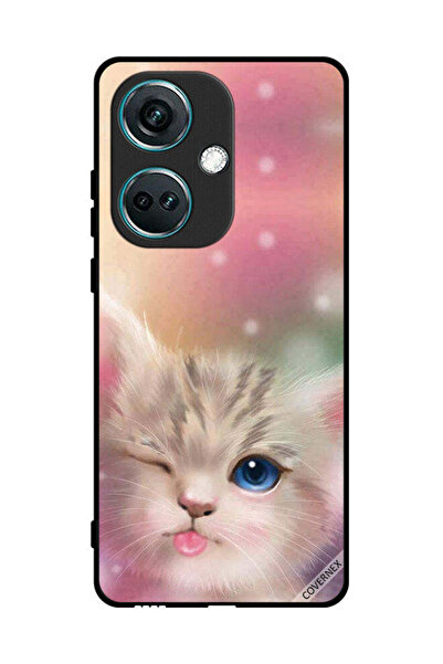 Covernex غطاء حماية لهاتف OnePlus Nord CE3 - قطة لطيفة