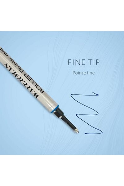 Mena Rise Şirinshop Rollerball Pen Refill, Single Blister, Fine (F) Nib, Blue - 1964018 1108107