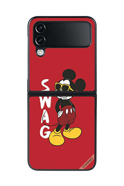 Covernex غطاء حماية لهاتف سامسونج جالاكسي زد فليب 4 بتصميم ميكي ماوس من Swag