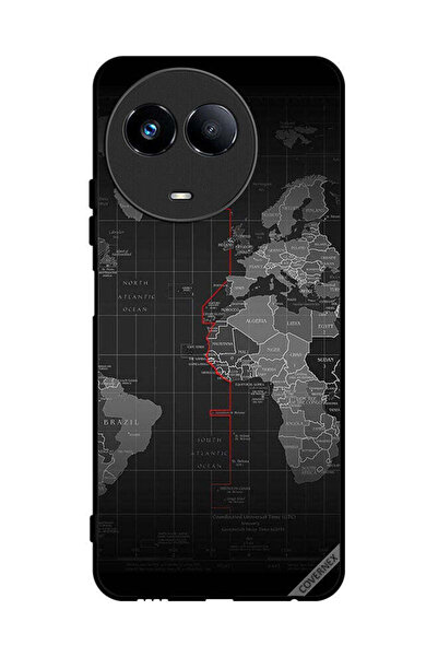 Covernex غطاء حماية لهاتف Realme 11 5G خريطة العالم