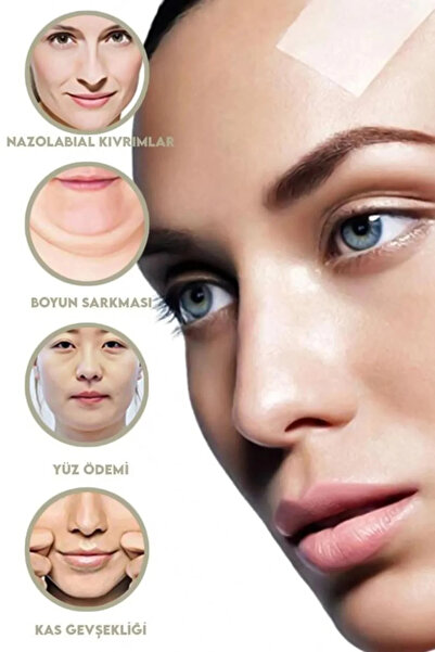 ROWENAROSE 40 Pieces Drawstring Face-eyebrow-eye-neck Stretching Tape Drawstring Body Lift Tapes