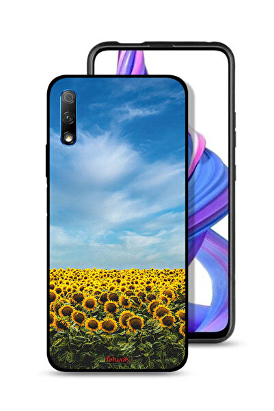 Tolwak غطاء حماية لهاتف Honor 9X (الصين) عباد الشمس تحت السماء