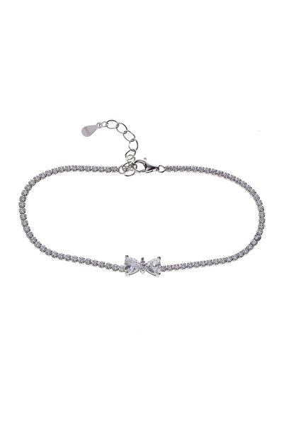 NAGISS Fiyonk Model 925 Ayar Gümüş İnce Suyolu Kadın Bileklik