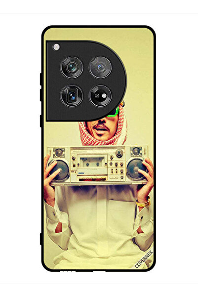 Covernex غطاء حماية لهاتف OnePlus 12 يحمل جهاز موسيقى عتيق