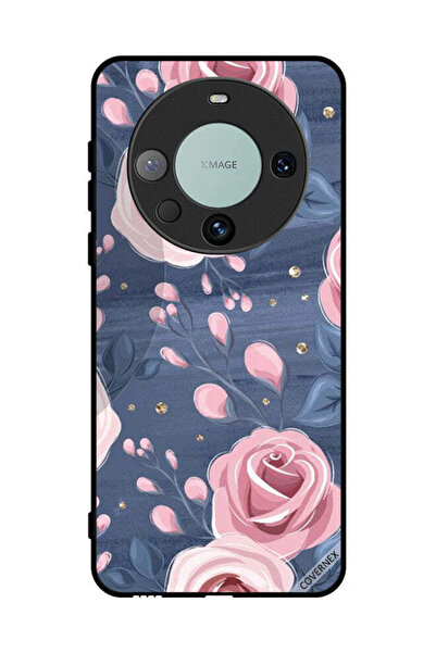 Covernex غطاء حماية لهاتف هواوي ميت 60 برو بلس بنقشة الورود والأوراق