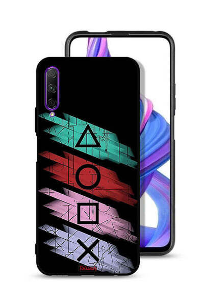 Tolwak غطاء حماية لهاتف Honor 9X Pro برسومات أيقونات لعبة الحبار