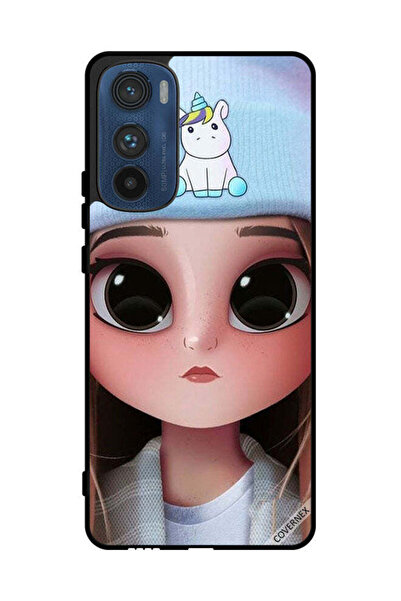 Covernex غطاء حماية لهاتف موتورولا إيدج 30 - فتاة يونيكورن لطيفة