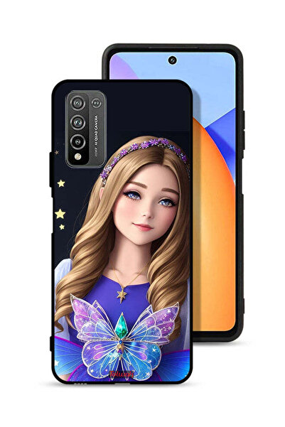 Tolwak Honor 10X Lite Protective Case Cover Cute Butterfly Girl